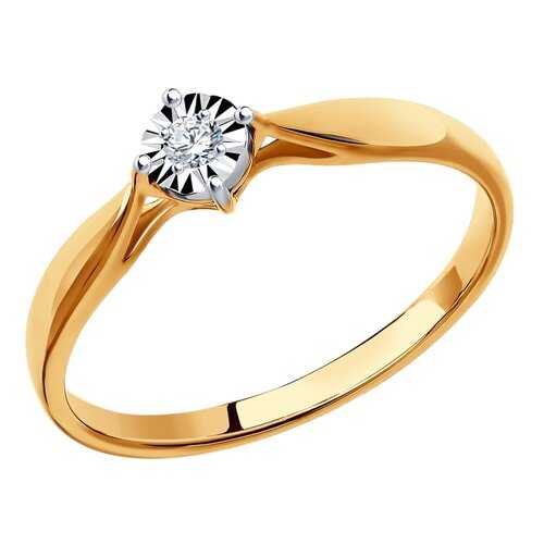 Помолвочное кольцо женское SOKOLOV из золота с бриллиантом 1011492 р.15.5 в Lady&Gentleman City