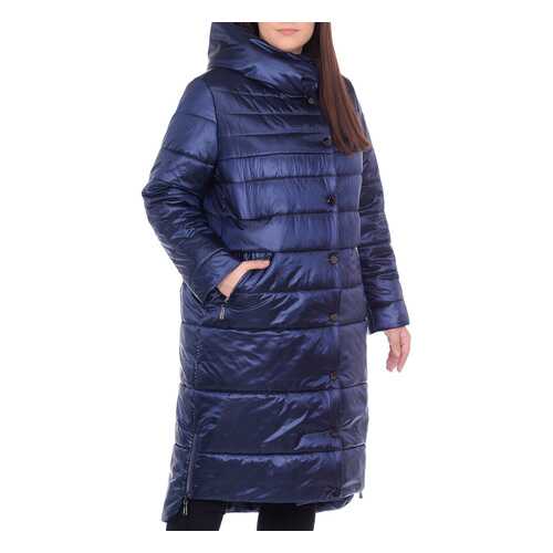 Пальто женское LZ 20101 синее 48 RU в Lady&Gentleman City