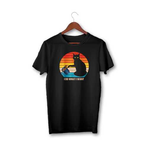 Футболка женская ЕстьНюанс Кот Эгоист черная XXXL в Lady&Gentleman City